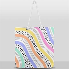 Full Print Rope Handle Tote (Large) 