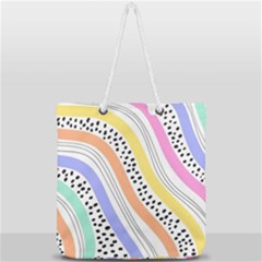 Full Print Rope Handle Tote (Large) 