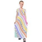 Background Abstract Wallpaper Kids  Short Sleeve Maxi Dress