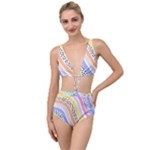 Background Abstract Wallpaper Tied Up Two Piece Swimsuit