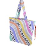 Background Abstract Wallpaper Drawstring Tote Bag