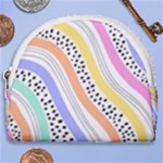 Background Abstract Wallpaper Horseshoe Style Canvas Pouch