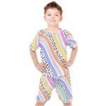 Background Abstract Wallpaper Kids  Tee and Shorts Set