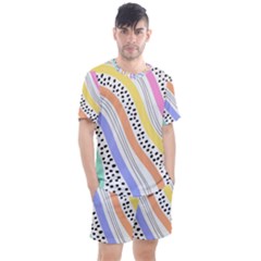 Men s Mesh T-Shirt and Shorts Set 