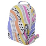 Background Abstract Wallpaper Flap Pocket Backpack (Small)