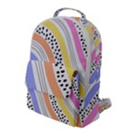 Background Abstract Wallpaper Flap Pocket Backpack (Large)