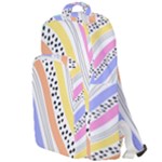 Background Abstract Wallpaper Double Compartment Backpack