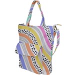 Background Abstract Wallpaper Shoulder Tote Bag