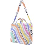 Background Abstract Wallpaper Square Shoulder Tote Bag