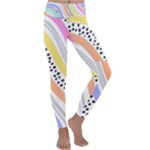 Background Abstract Wallpaper Kids  Lightweight Velour Classic Yoga Leggings