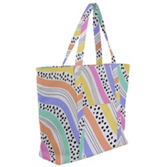 Zip Up Canvas Bag 