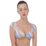 Background Abstract Wallpaper Cap Sleeve Ring Bikini Top