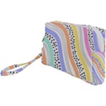 Background Abstract Wallpaper Wristlet Pouch Bag (Small)