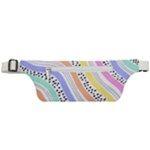 Background Abstract Wallpaper Active Waist Bag