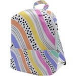 Background Abstract Wallpaper Zip Up Backpack