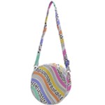 Background Abstract Wallpaper Crossbody Circle Bag