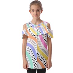 Fold Over Open Sleeve Top 