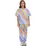 Background Abstract Wallpaper Kids  Tee and Pants Sports Set