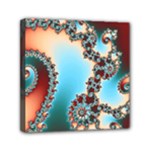 Fractal Spiral Art Math Abstract Mini Canvas 6  x 6  (Stretched)