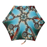 Fractal Spiral Art Math Abstract Mini Folding Umbrellas