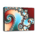 Fractal Spiral Art Math Abstract Deluxe Canvas 16  x 12  (Stretched) 