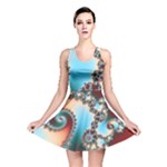 Fractal Spiral Art Math Abstract Reversible Skater Dress