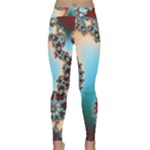 Fractal Spiral Art Math Abstract Classic Yoga Leggings