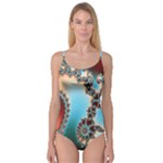 Fractal Spiral Art Math Abstract Camisole Leotard 