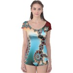 Fractal Spiral Art Math Abstract Boyleg Leotard 