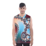 Fractal Spiral Art Math Abstract Men s Basketball Tank Top