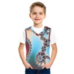 Fractal Spiral Art Math Abstract Kids  Basketball Tank Top