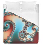 Fractal Spiral Art Math Abstract Duvet Cover (Queen Size)