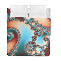 Fractal Spiral Art Math Abstract Duvet Cover Double Side (Full/ Double Size) from ArtsNow.com