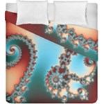 Fractal Spiral Art Math Abstract Duvet Cover Double Side (King Size)