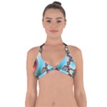 Fractal Spiral Art Math Abstract Halter Neck Bikini Top