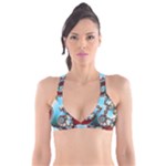 Fractal Spiral Art Math Abstract Plunge Bikini Top