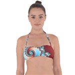 Fractal Spiral Art Math Abstract Halter Bandeau Bikini Top