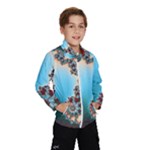 Fractal Spiral Art Math Abstract Kids  Windbreaker