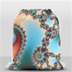 Fractal Spiral Art Math Abstract Drawstring Bag (Small)