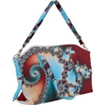 Fractal Spiral Art Math Abstract Canvas Crossbody Bag