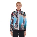 Fractal Spiral Art Math Abstract Women s Bomber Jacket