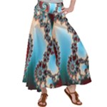 Fractal Spiral Art Math Abstract Satin Palazzo Pants