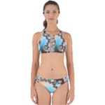 Fractal Spiral Art Math Abstract Perfectly Cut Out Bikini Set