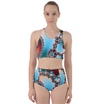 Fractal Spiral Art Math Abstract Racer Back Bikini Set