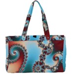 Fractal Spiral Art Math Abstract Canvas Work Bag