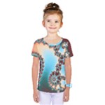 Fractal Spiral Art Math Abstract Kids  One Piece Tee