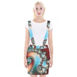 Fractal Spiral Art Math Abstract Braces Suspender Skirt