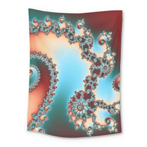 Fractal Spiral Art Math Abstract Medium Tapestry from ArtsNow.com