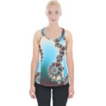 Fractal Spiral Art Math Abstract Piece Up Tank Top