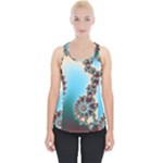 Fractal Spiral Art Math Abstract Piece Up Tank Top